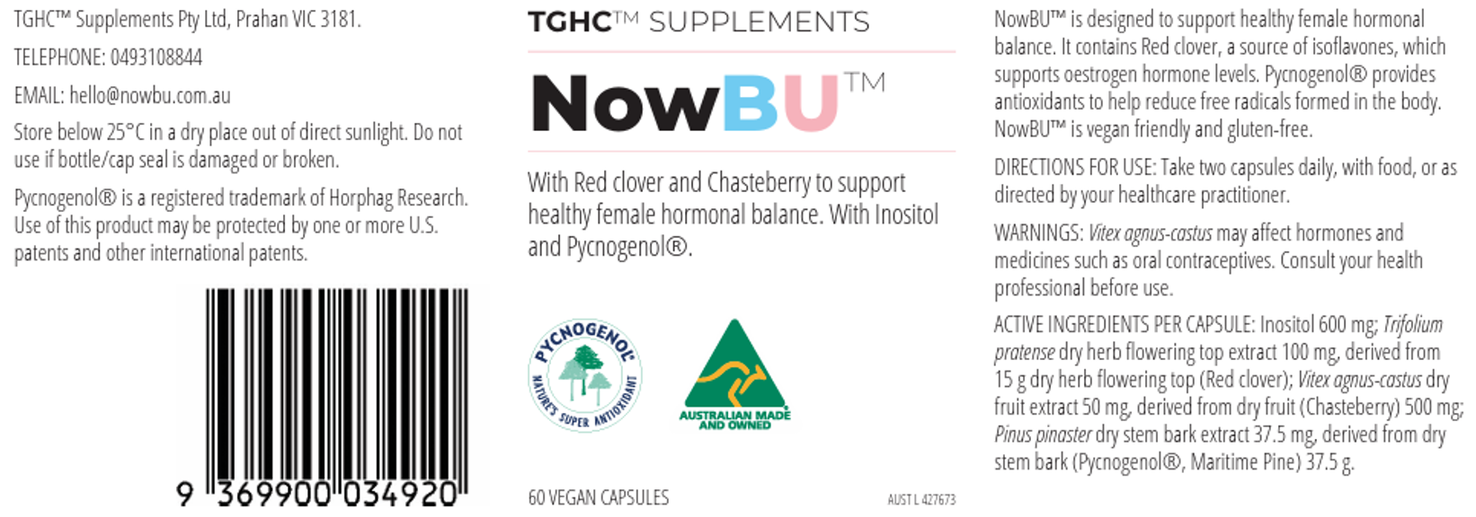 NowBU™ Supplement